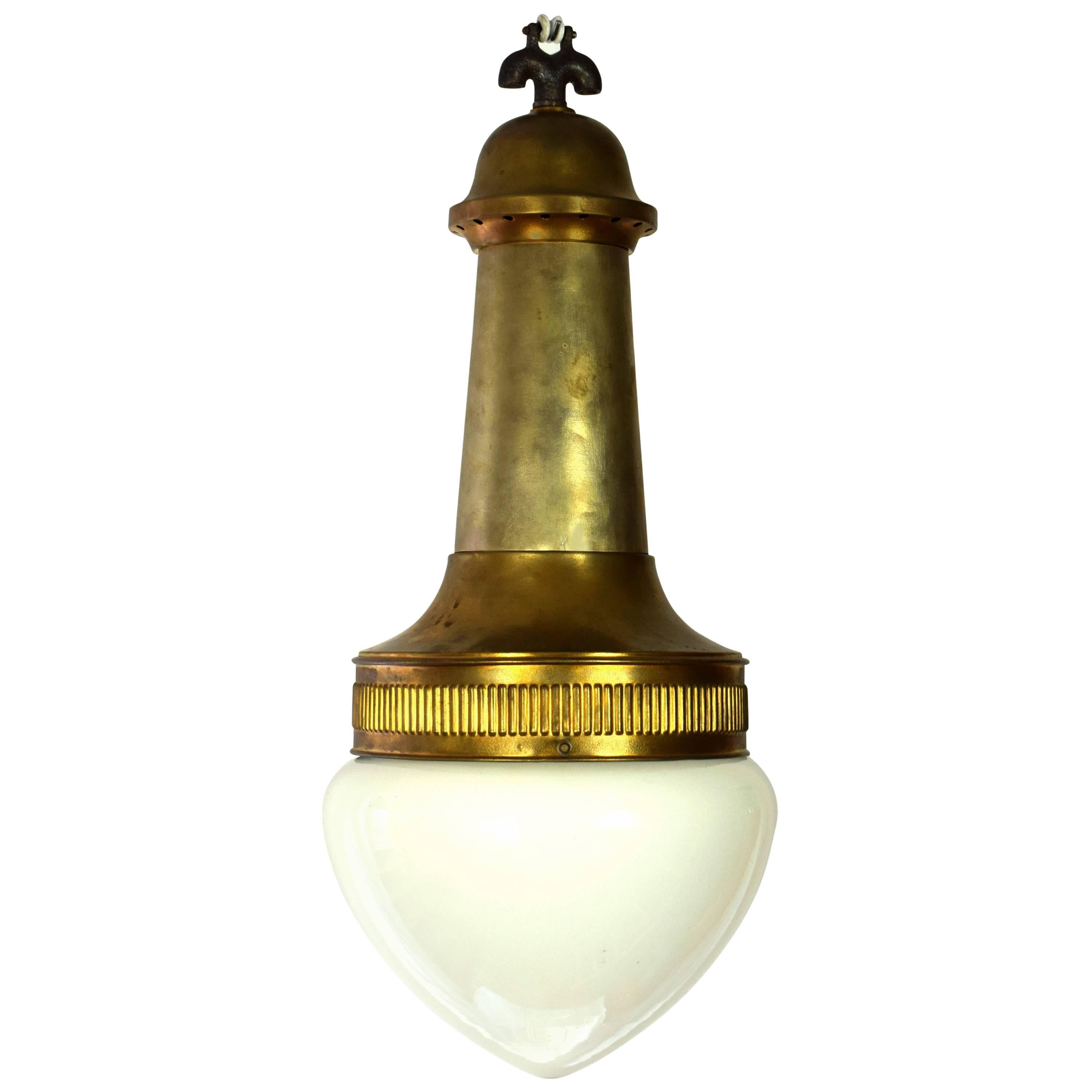 Otto Wagner Stadtbahn Ceiling Lamp For Sale