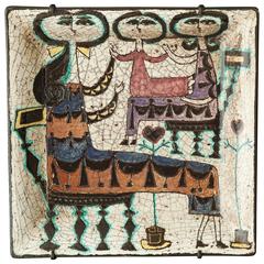 Birger Kaipiainen Ceramic Hanging Platter 8