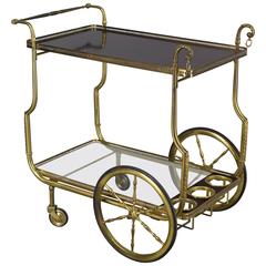 French Brass Bar Cart