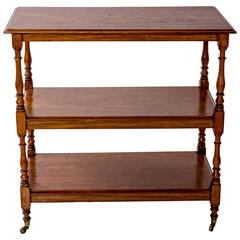 19th Century Mahogany Serving Trolley, England, circa 1860 10