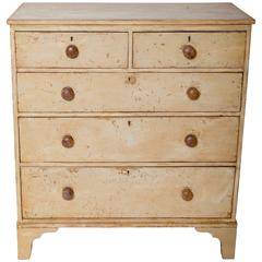 Early 19th Century Painted Chest of Drawers, England, circa 1840