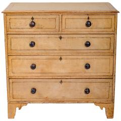 Early 19th Century Painted Chest of Drawers, England, circa 1840 7
