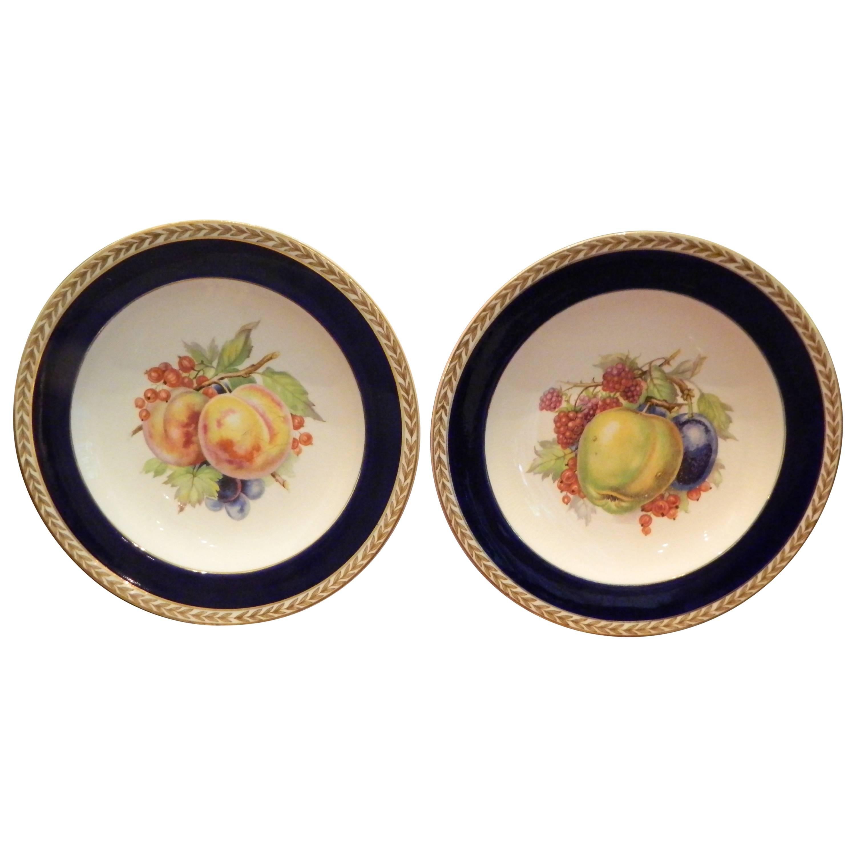 Set of Seven Crown Ducal Luncheon Plates, 20th Century