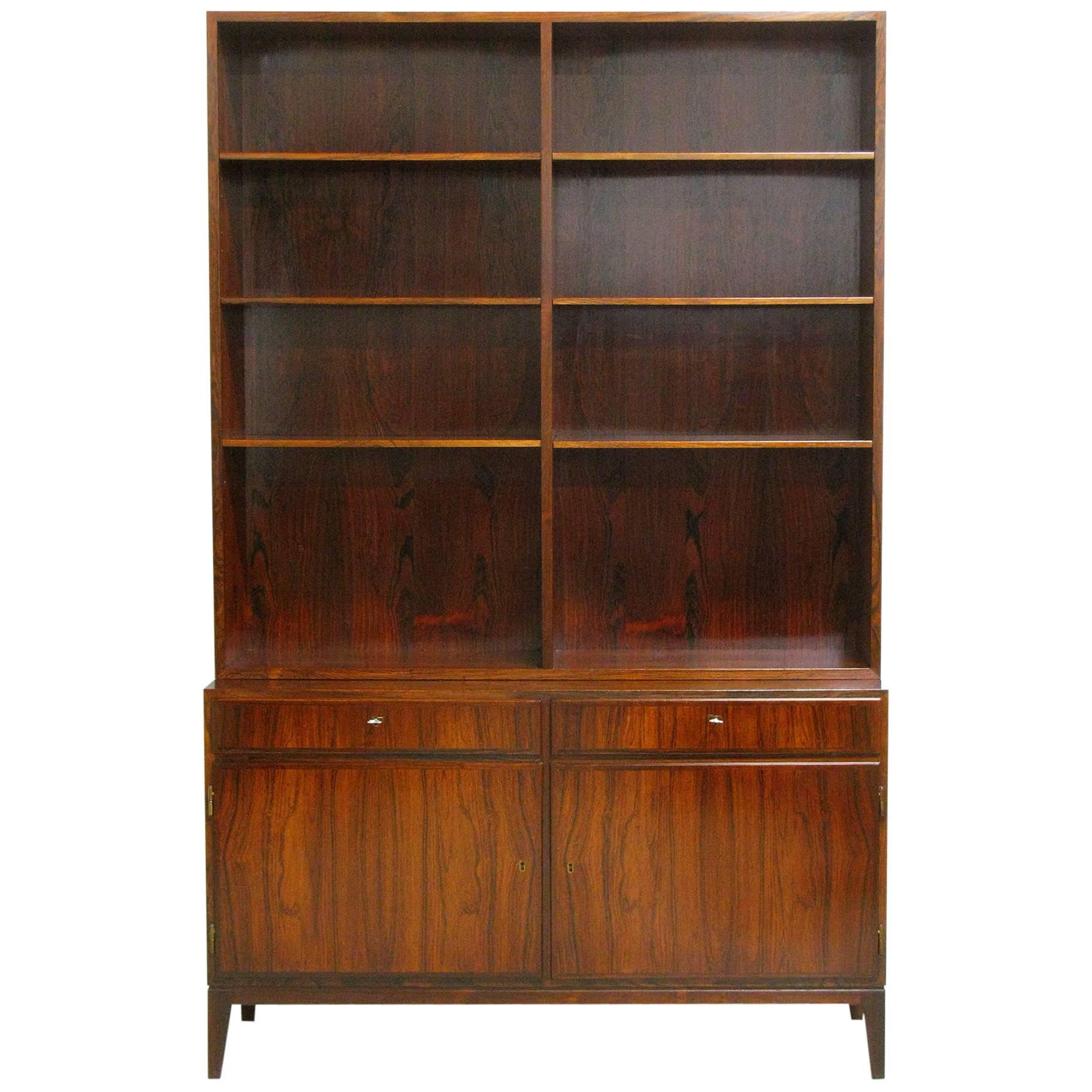 Rosewood Bookcase by Gunni Omann for Omann Jun For Sale