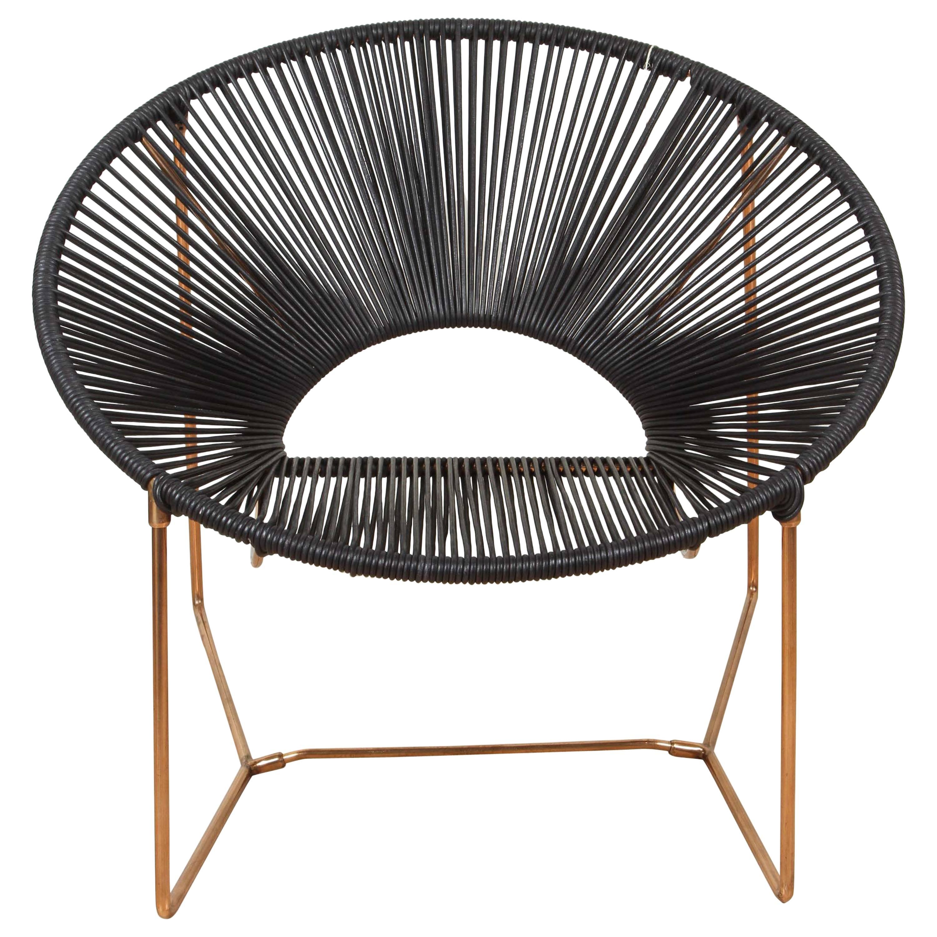 Cali Chair in Copper and Leather by Leon Leon
