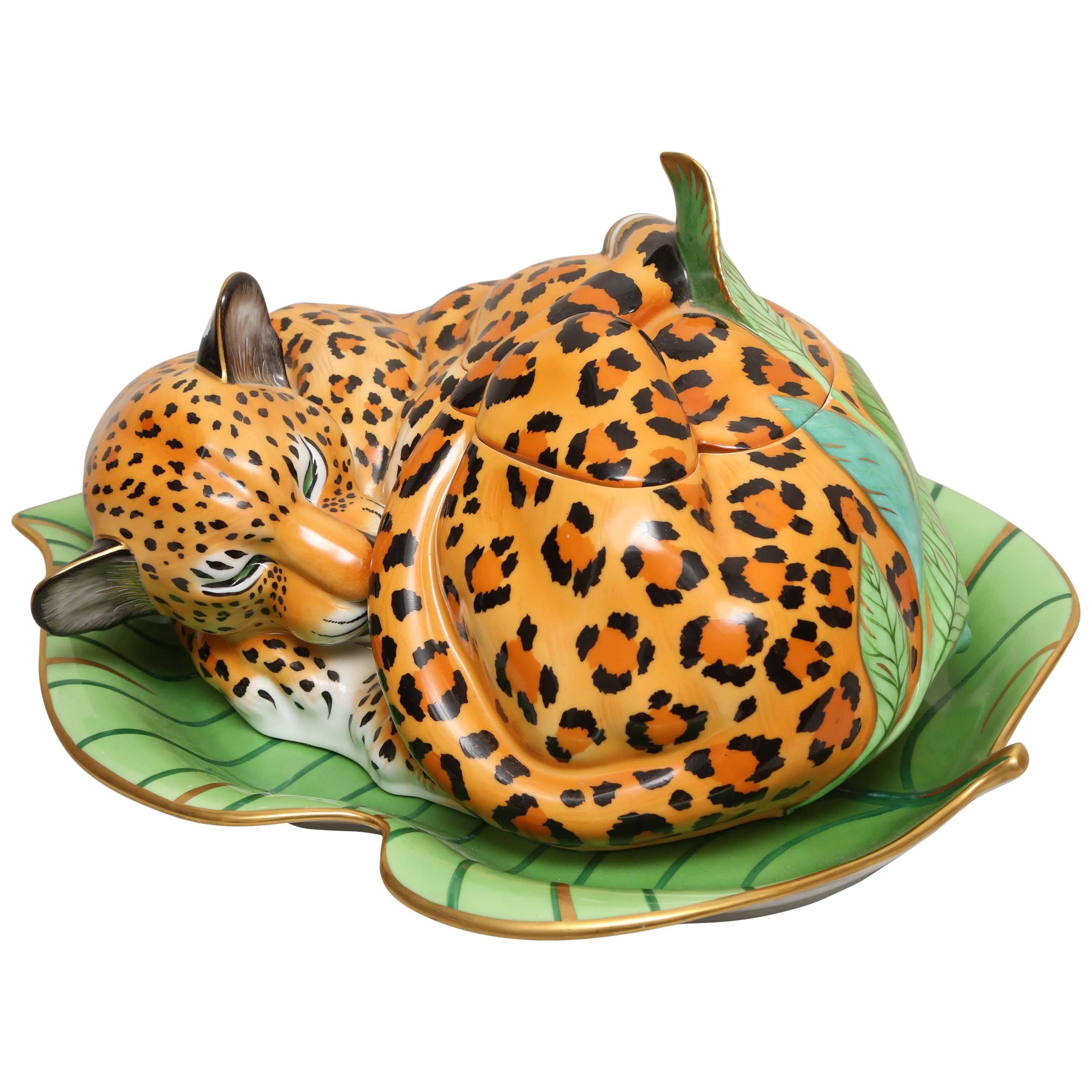 Vintage Jaguar Tureen by Lynn Chase