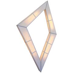 Diamond Illuminate a Large Handmade Sconce in Bamboo and Brass 12