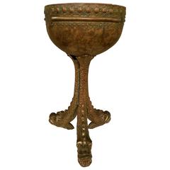 19th Century Bronze Dolphin Form Jardiniere