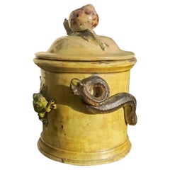 Antique Palissy Ware Jar