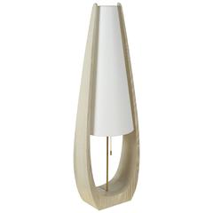 Wishbone Table Lamp in Gray Ceruse Oak 12