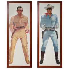 Vintage Lone Ranger and Tonto Posters
