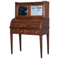 Antique French Louis XVI Style Neoclassical Mahogany Secretaire, circa 1820