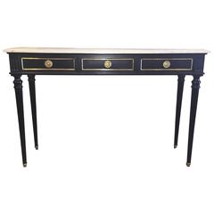 Louis XVI Style Marble-Top Server or Console