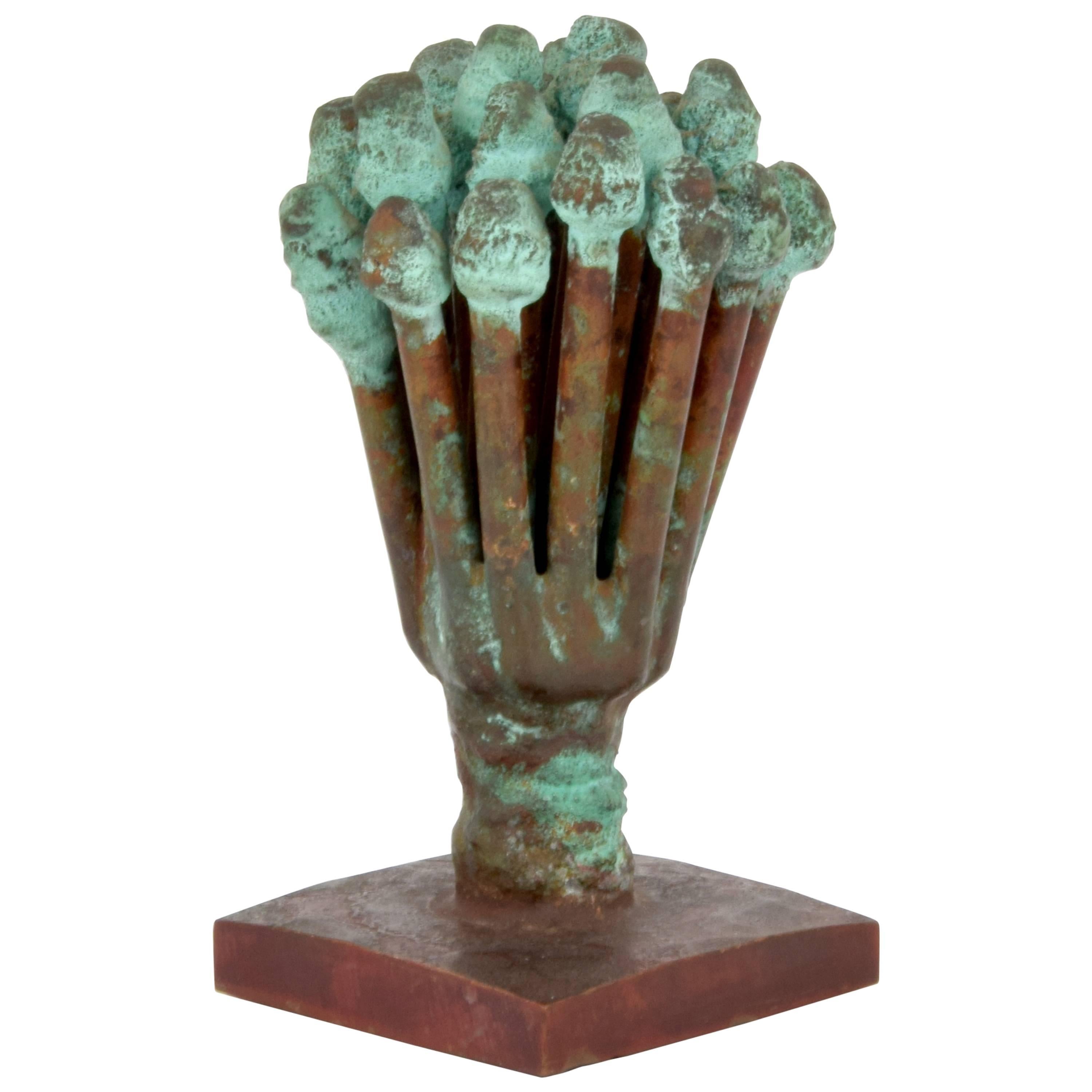 Klaus Ihlenfeld Abstract Bronze Sculpture For Sale