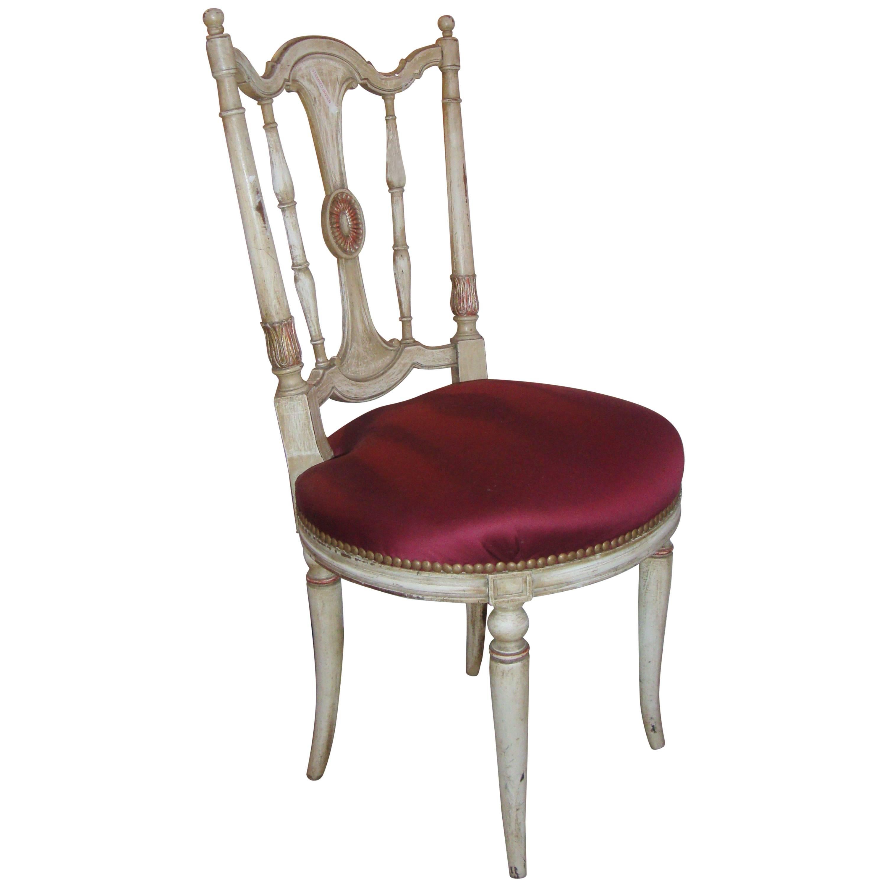 Distress Painted Lady’s Side or Desk Chair