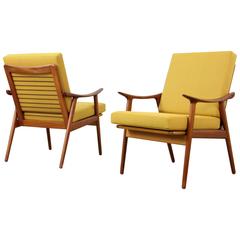 Set of Two Fredrik Kayser Easy Chairs, Produced by Vatne, Norway