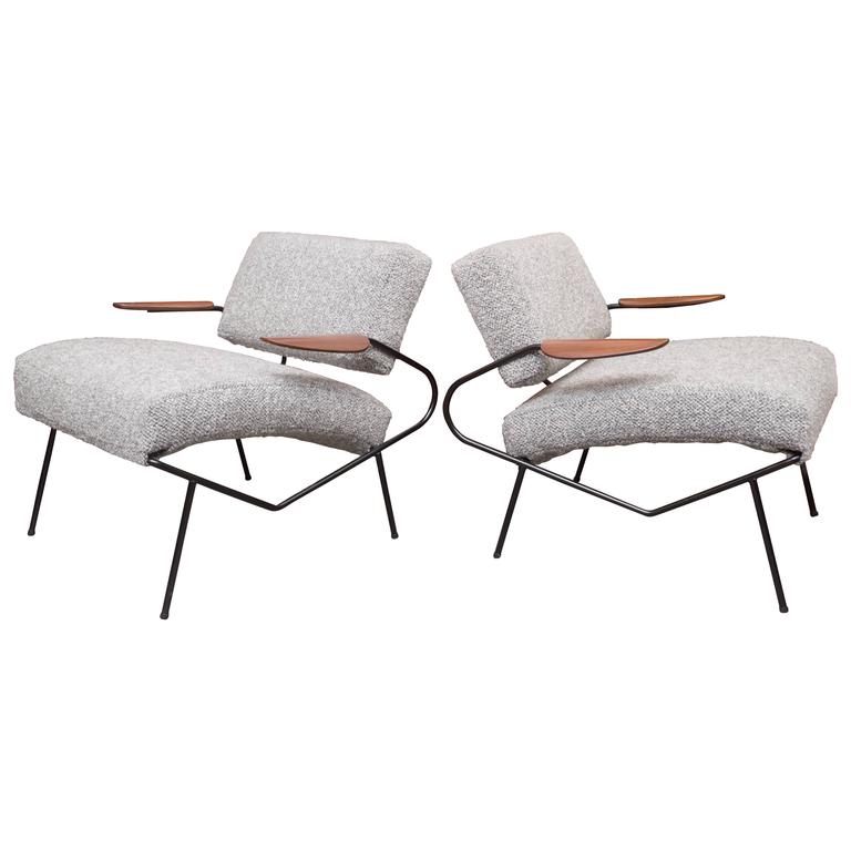 Mid-Century Lounge Chairs by Selig For Sale at 1stdibs