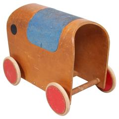 European 1950s Elephant Toy Car, Mid-Century Period 3
