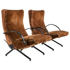 Pair of P40 Lounge Chairs by Osvaldo Borsani for Tecno 7