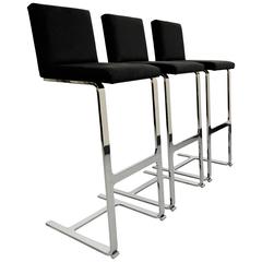 Chrome Cantilever Bar Stool