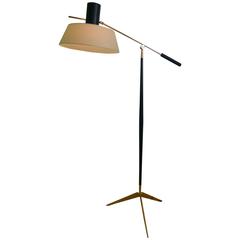 1950s Swinging Floor Lamp by Maison Lunel