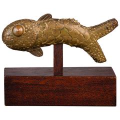 19th Century Tribal Dahomey Fish Figurine