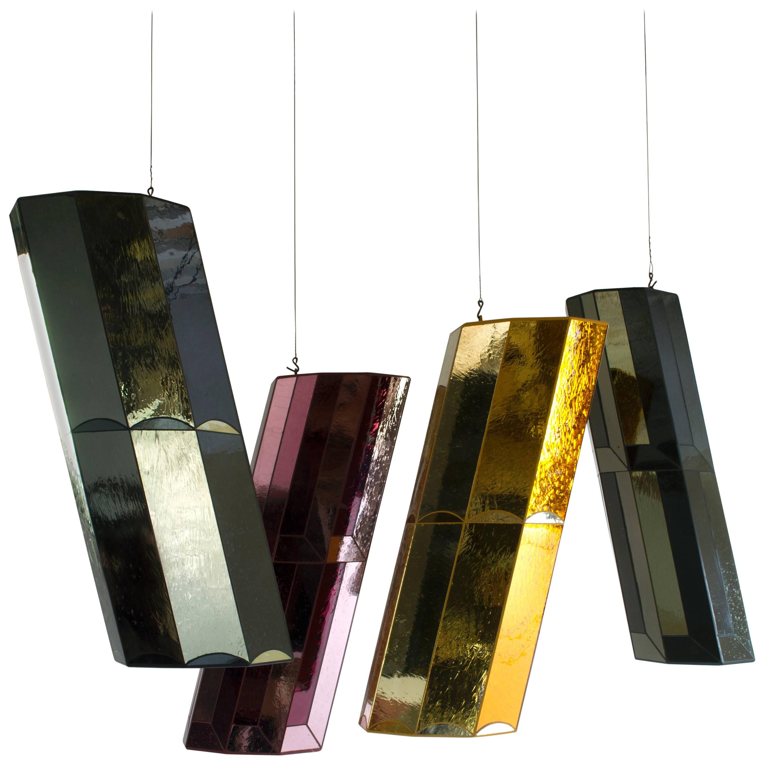 Contemporary Untitled 4 & 5 Lanterns or Pendants, Sam Orlando Miller, 2014 For Sale