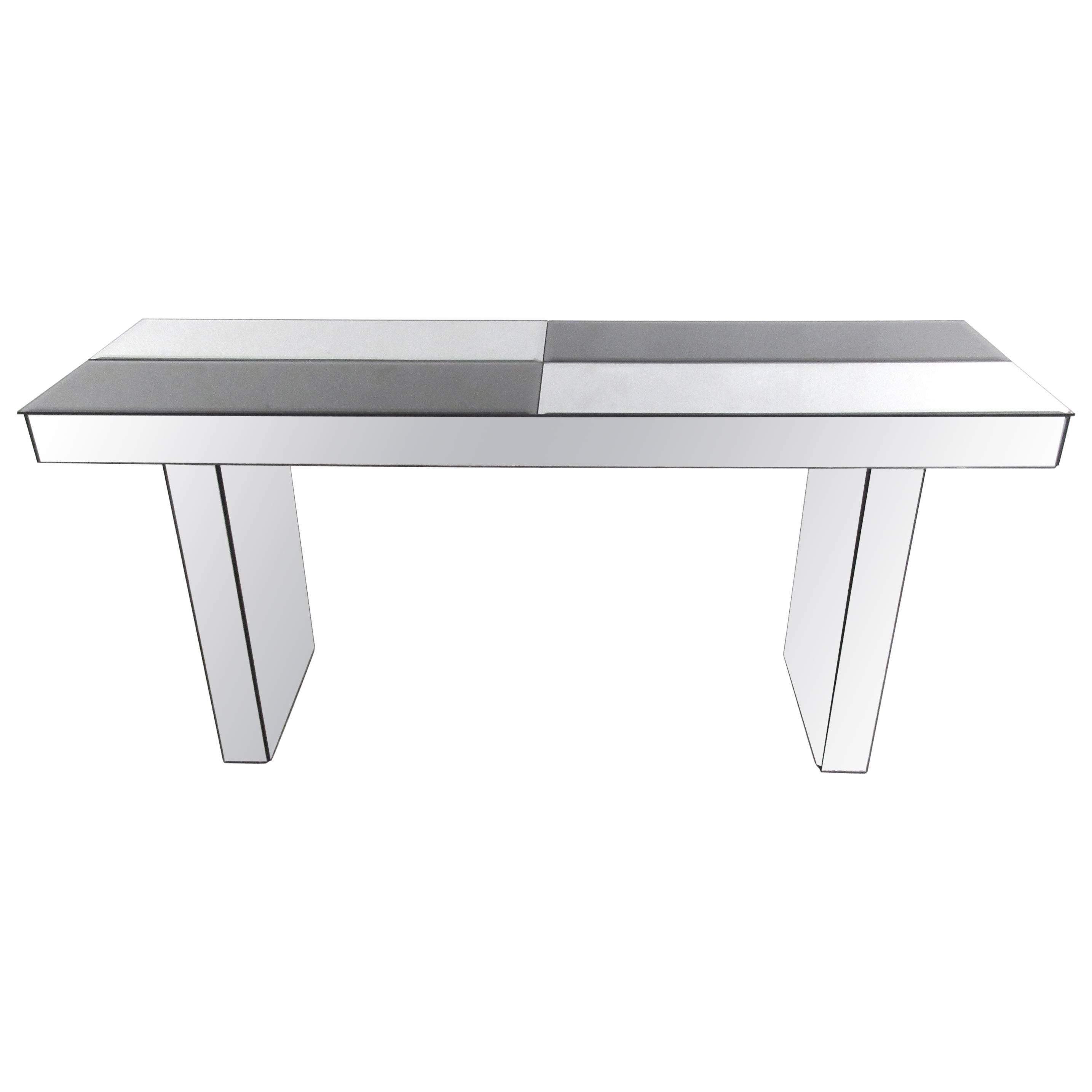 Table console à miroir mi-siècle moderne en vente