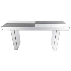 Mid-Century Modern Mirrored Console Table 7