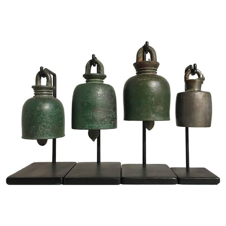 Khmer Elephant Bells, Set of Four at 1stdibs