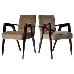 Pair of Italian Mid-Century Modern Armchairs 3