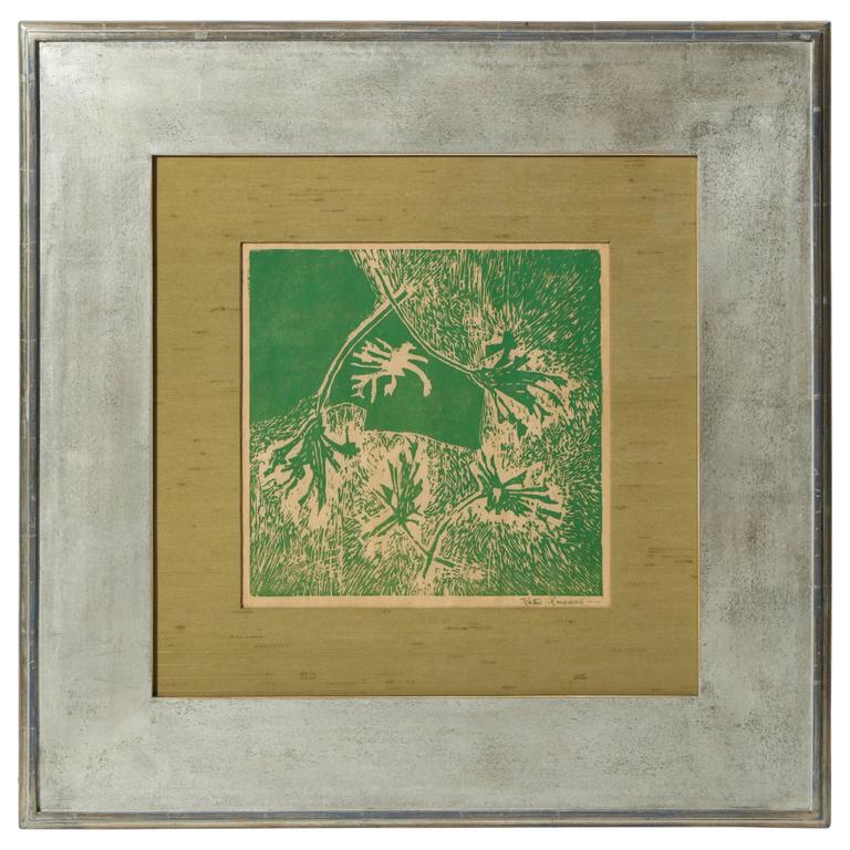 Woodcut Print For Sale at 1stdibs