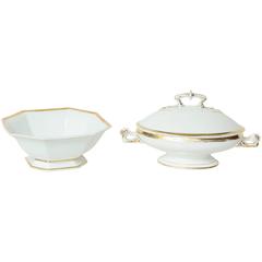 Pair of French Porcelain Serving Dishes