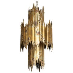 Tom Greene Brutalist Chandelier