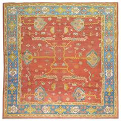 Vintage Inspired Square Turkish Oushak