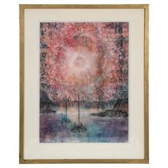 Exceptional Bauhaus Watercolor by Henri Pfeiffer, Signed, 1928 1