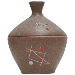 Geometric Ceramic Pot Sculpture