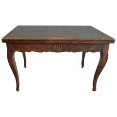French Country Style Walnut Dining Table