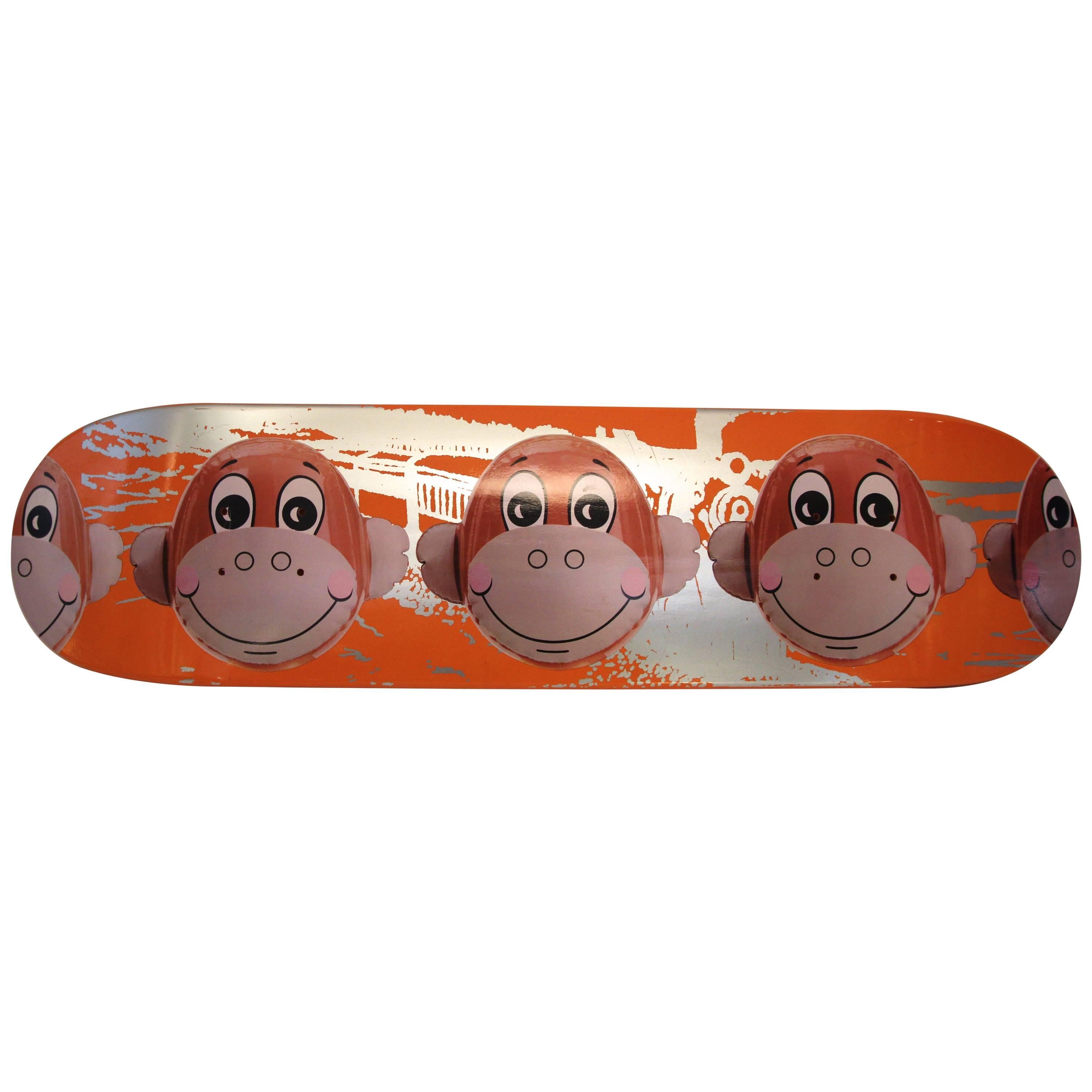Jeff Koons '1955', Monkey Train Skateboard Deck, Limited Edition, circa 2006