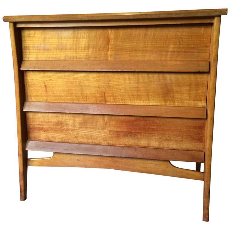 Vintage Heals Chest Of Drawers Dresser Birch Mid Century Three
