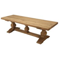 French Trestle Antique Dining Table