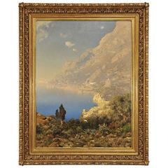Edmund Berninger "View of Amalfi Coast"