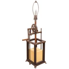 Industrial Age Mechanical Grinder Table Lamp