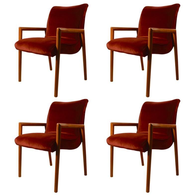 Set of Four Dining Chairs Russel Wright for Conant Ball