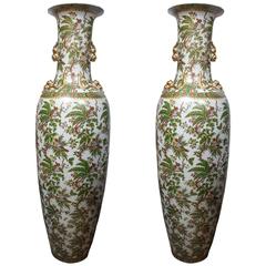 Monumental Pair of Porcelain Vases 5