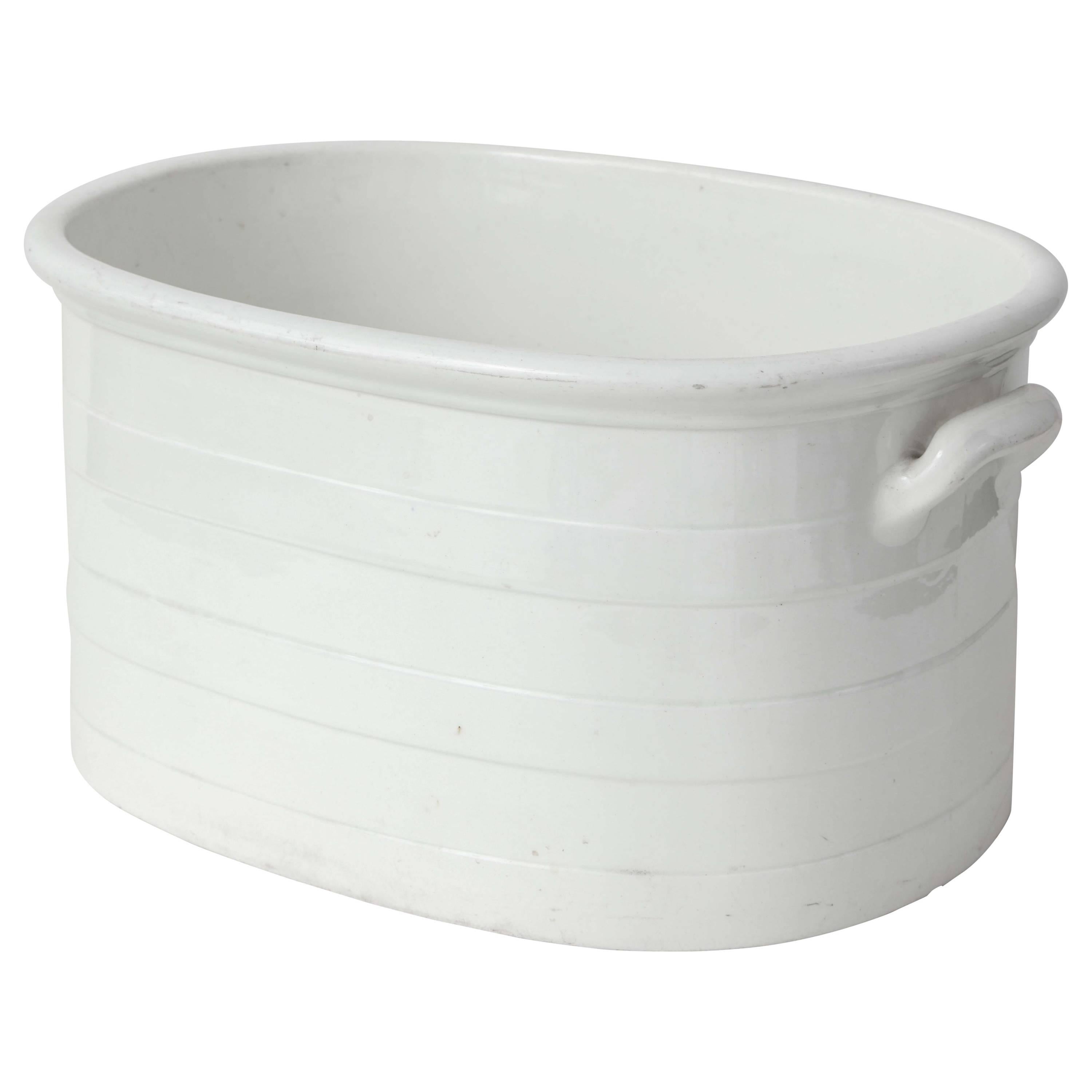 19th Century English Wedgwood Creamware Footbath