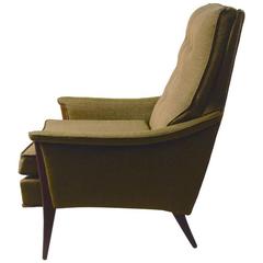 Stylish Mid-Century Club Chair by Kroehler Furniture Company