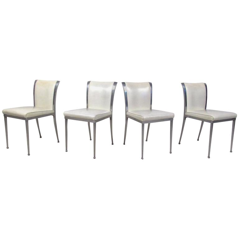 Set of Four MidCentury Modern Dining Chairs For Sale at 1stDibs set
