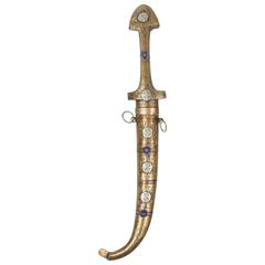 Moroccan Brass Dagger 7