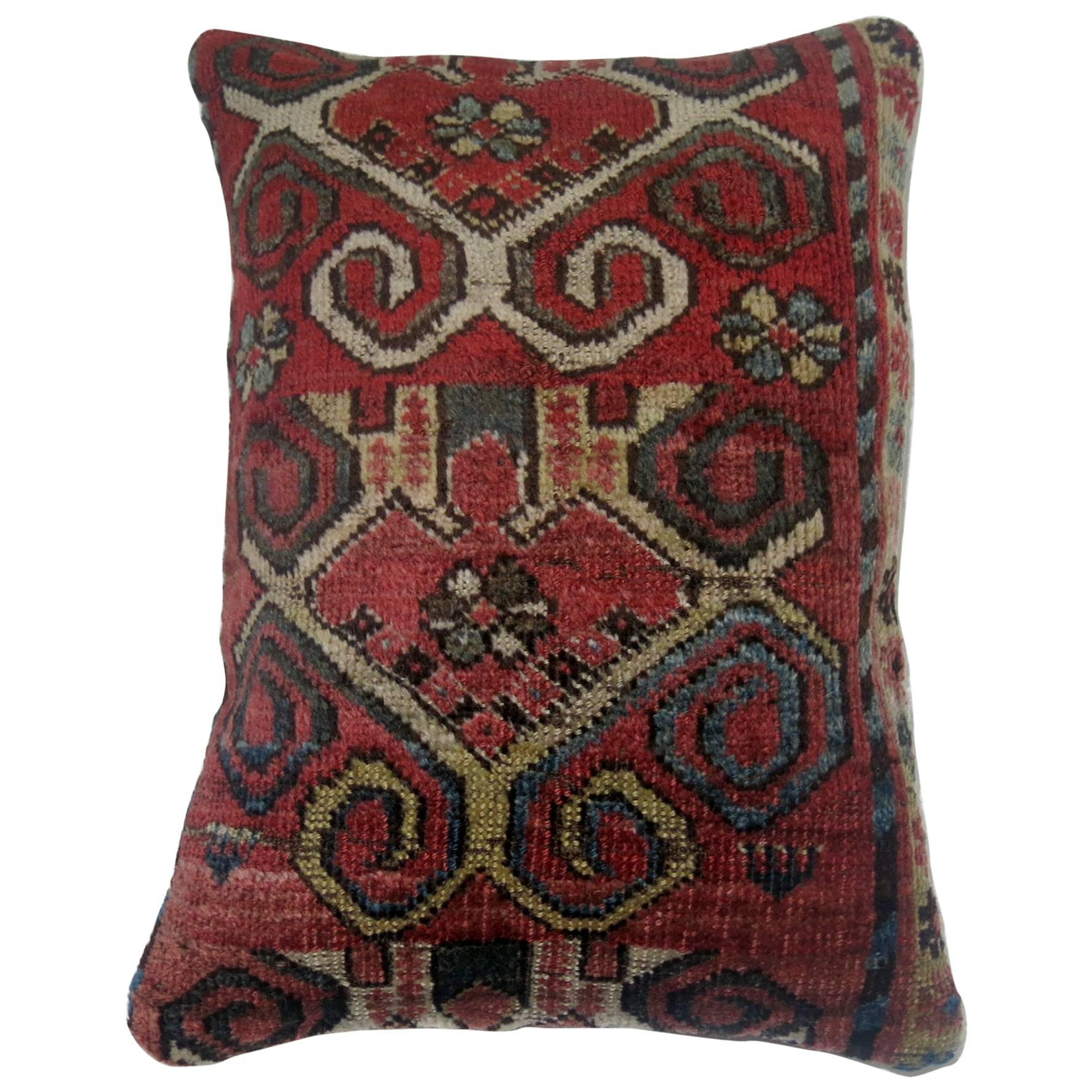 Antique Ersari Rug Pillow